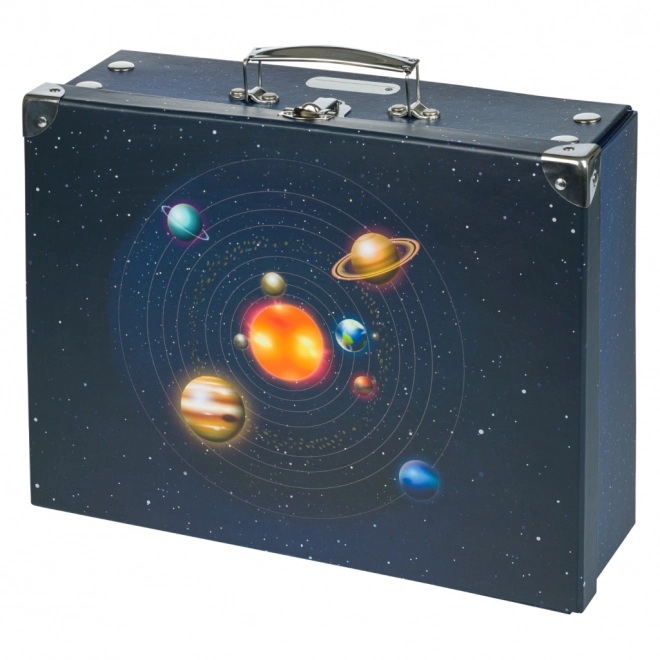 BAAGL Sklopivi školski kovčeg Planeti s metalnim okovima