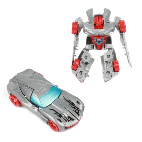 Transformer auto/robot plast 10 cm mix boja u plastičnoj kutiji 5x10,5cm
