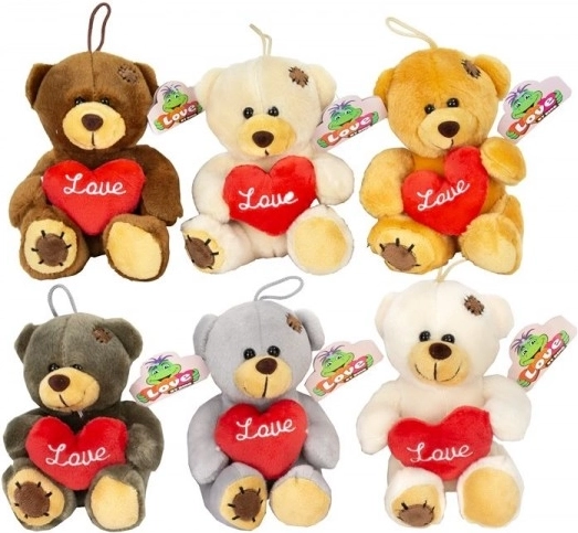 Plišani medo sa srcem Love 14 cm