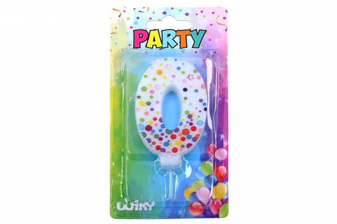 Party svijeća broj 0 Točkice