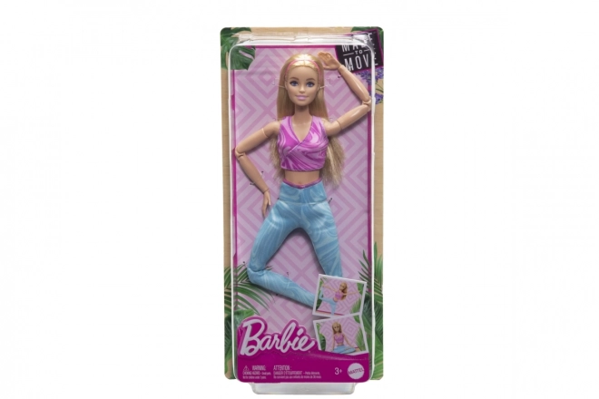 Barbie u pokretu - Plavuša s plavim tajicama HRH27