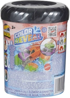 Hot Wheels Monster Trucks Color Reveal – autić s mijenjanjem boje 1:64 s vodnim spremnikom