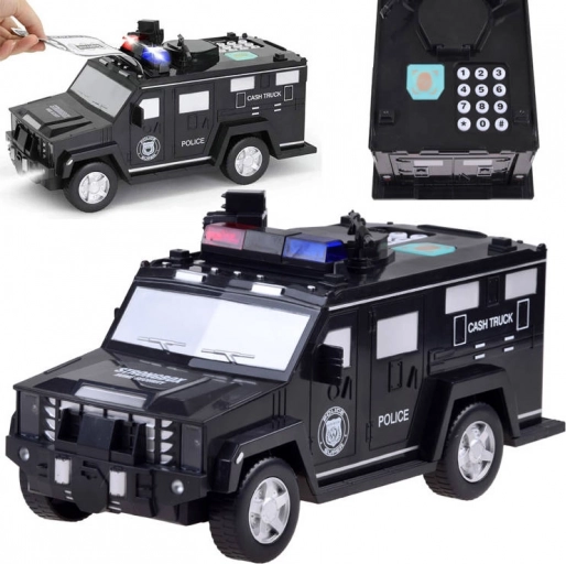 policijski automobil – elektronička kasica i sef za djecu