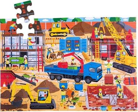 Podne puzzle Gradilište 48 dijelova
