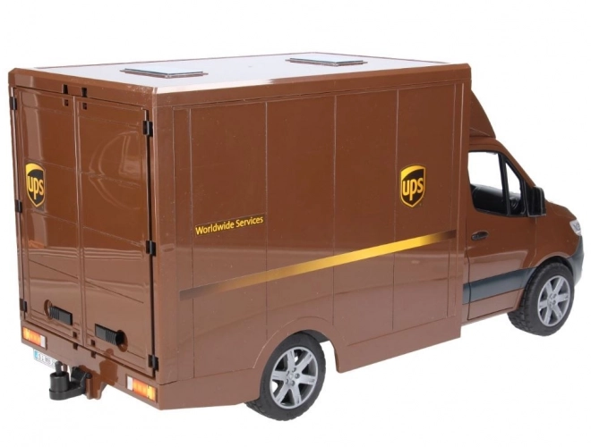 Dostavno vozilo UPS Bruder MB Sprinter s figurom i opremom