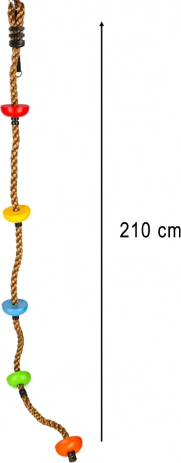 Penjačko uže s diskovima za djecu 200 cm