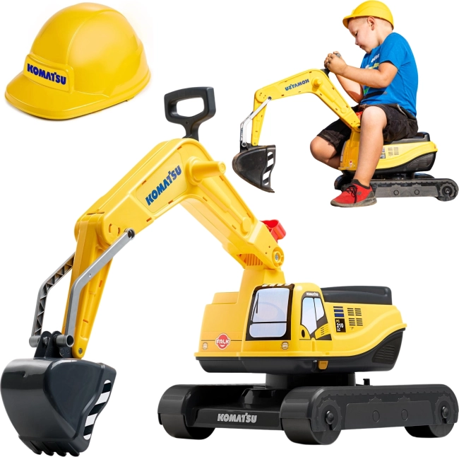 gaziće bager KOMATSU s okretnom kabinom i kacigom
