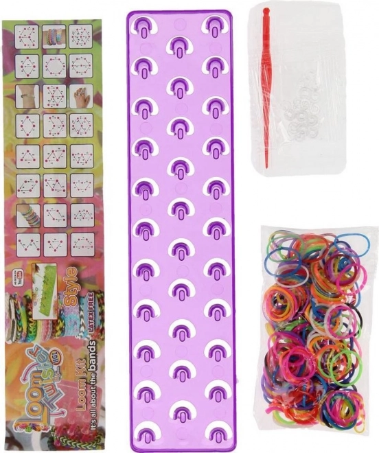 Loom set s 200 šarenih gumica