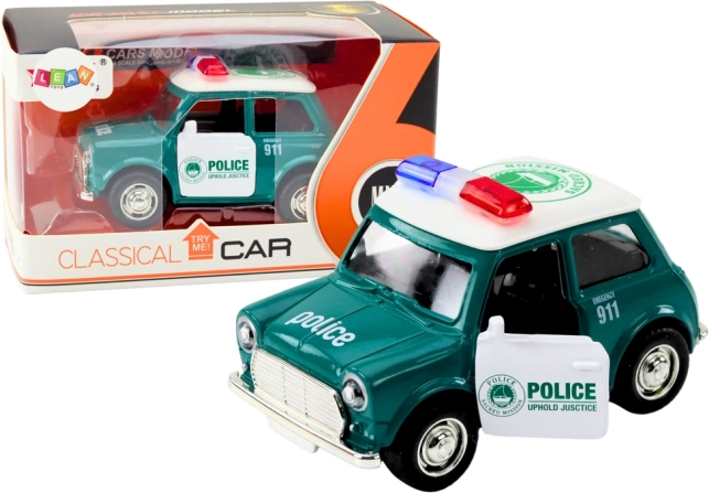 Klasični policijski auto 1:38 s pogonom, svjetlima i zvukovima zelena