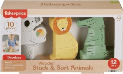 Fisher-Price drvene životinje – slagalica i sortirka
