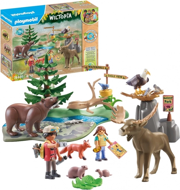 Playmobil Wiltopia – životinje Sjeverne Amerike, set za slaganje 54 dijela