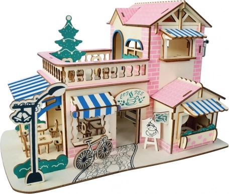 Woodcraft drvene 3D puzzle kavana