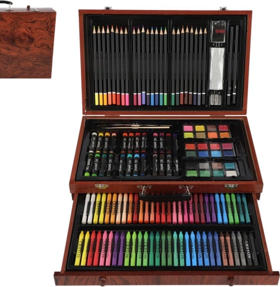 Set za slikanje Art Box kreativni set u drvenom koferu