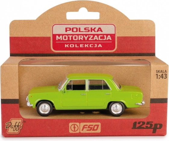 Model automobila PRL Fiat 125p zeleni