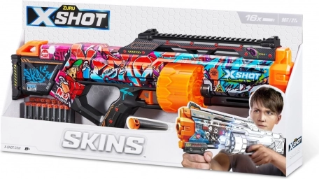 ZURU X-Shot Skins Last Stand Graffiti pjenasti pištolj (16 strelica)