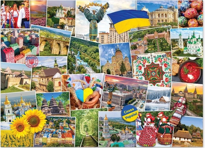 Puzzle EUROGRAPHICS Ukrajina 1000 komada