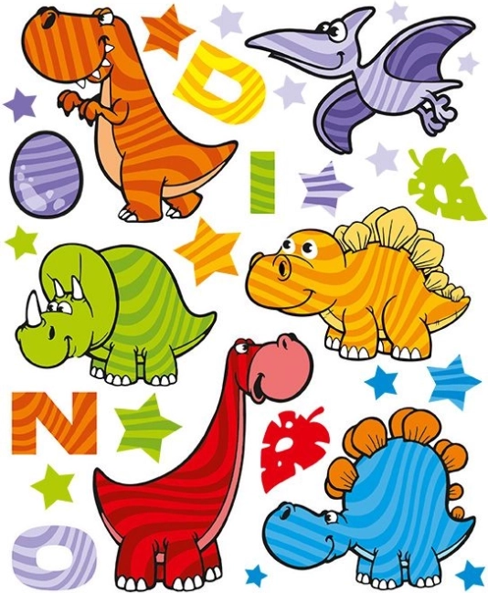 Šarene naljepnice s dinosaurima