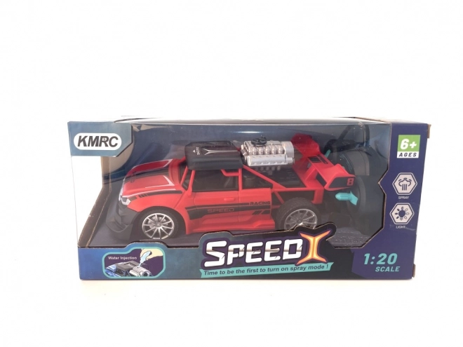 RC auto 1:20 s efektom dima crvene