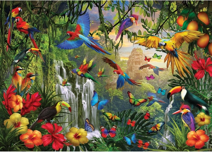 Eurographics puzzle tropski ptičji raj XL