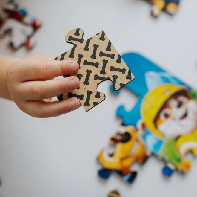 Puzzle 24 drvenih dijelova Psići u ophodnji