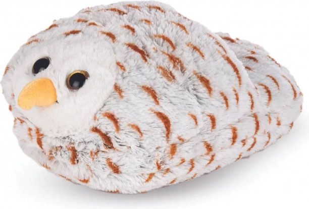 Cozy Noxxiez snježna sova – topla plišana papuča