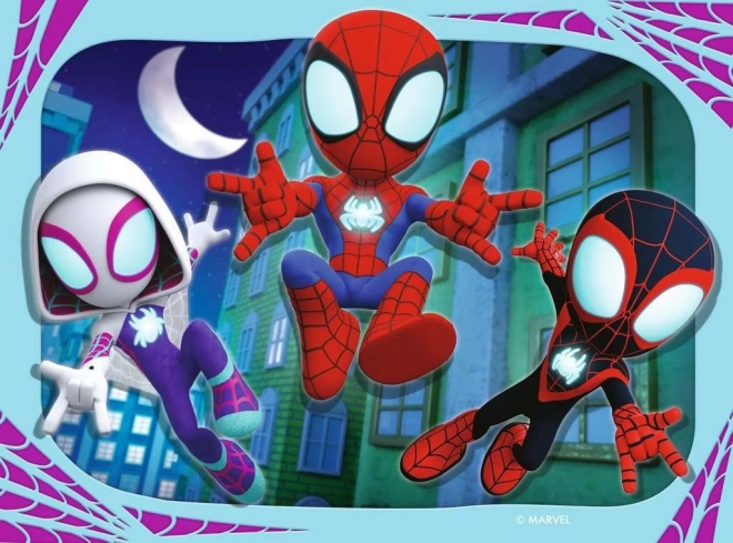 Slagalica RAVENSBURGER Spidey i njegovi nevjerojatni prijatelji 4u1