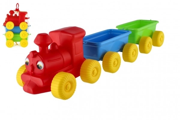 Vlak + 2 vagona plast 60cm u mreži