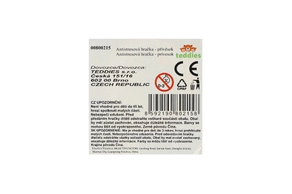 Privjesak fidget srce mijenjajući oblik antistres plastični 6cm 4 boje u kutiji 6x6,5cm 24kom u kutiji