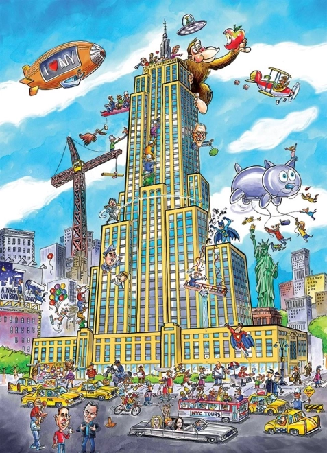 Puzzle DoodleTown: Empire State 1000 dijelova