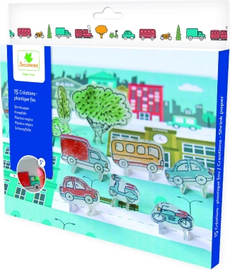Pockets skupljajuća folija – kreativni set s prometnim sredstvima