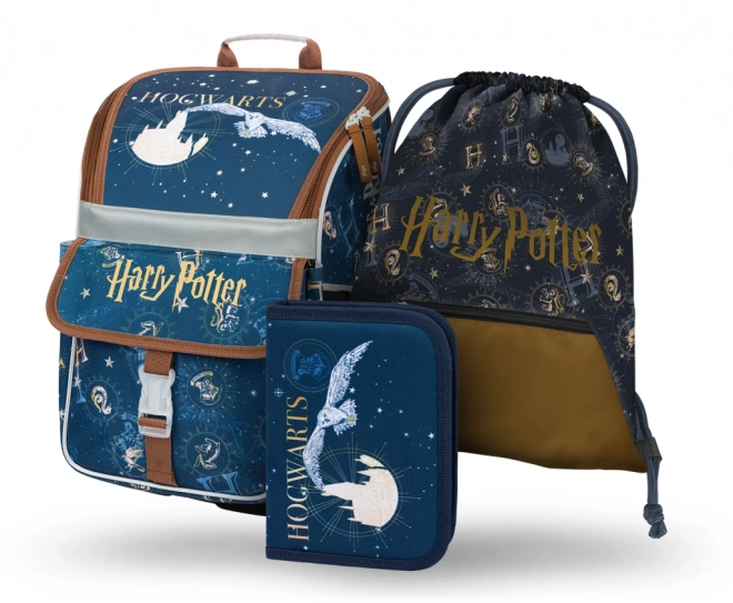 BAAGL 3 SET Zippy Harry Potter Hogwarts: školska torba, pernica, vrećica