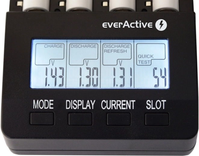 Independent slots and clear LCD display