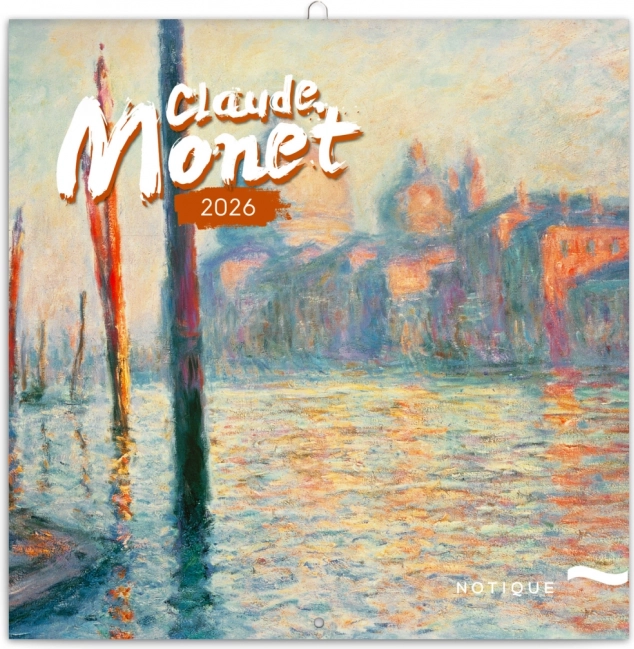 Zidni kalendar Claude Monet 2026, 30 x 30 cm