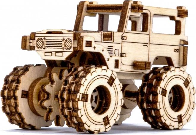 Drvene 3D puzzle – model monster trucka inspiriran TOYOTA FJ40