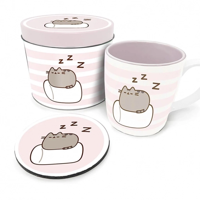 Poklon set Pusheen limena kutijica