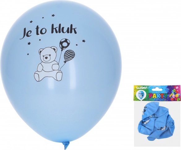 Nafukavajući baloni 30 cm – Dečko je (set 5 kom)