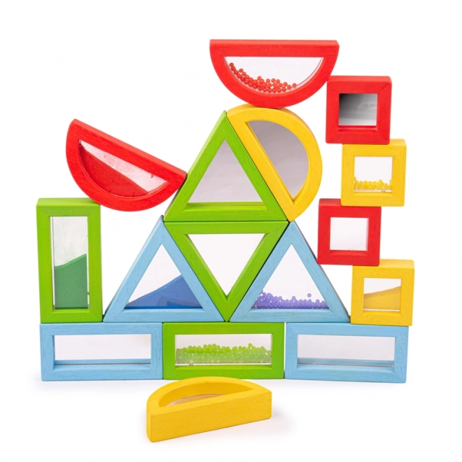 Bigjigs Toys Šareni oblici senzorička duga