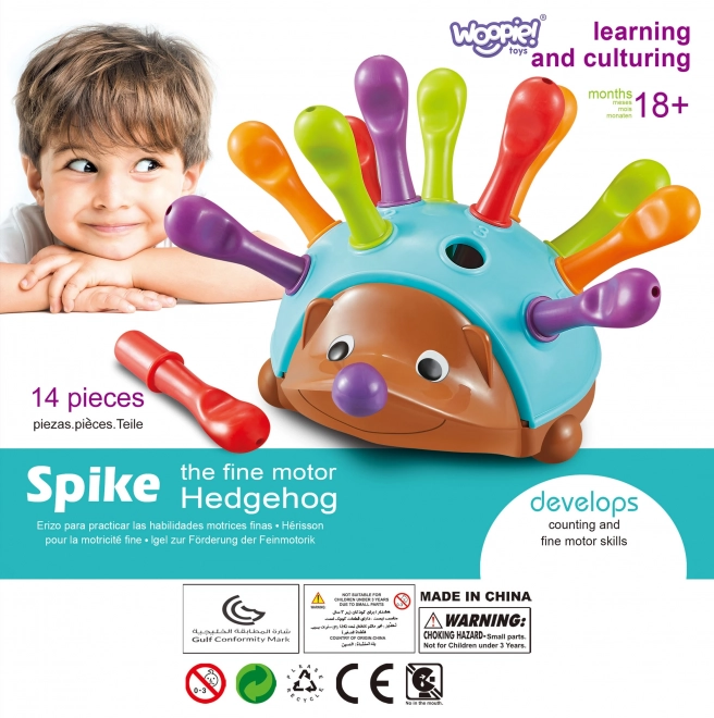 Woopie edukativna igra ježić sorter Montessori 4u1