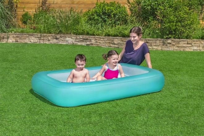BESTWAY Pravokutni dječji napuhujući bazen 2+ 165x104x25cm + napuhujuće dno