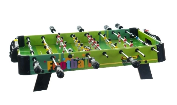 Nogometna/Football društvena igra 71x36cm drvena metalna letva s brojačem u kutiji 67x7x36cm