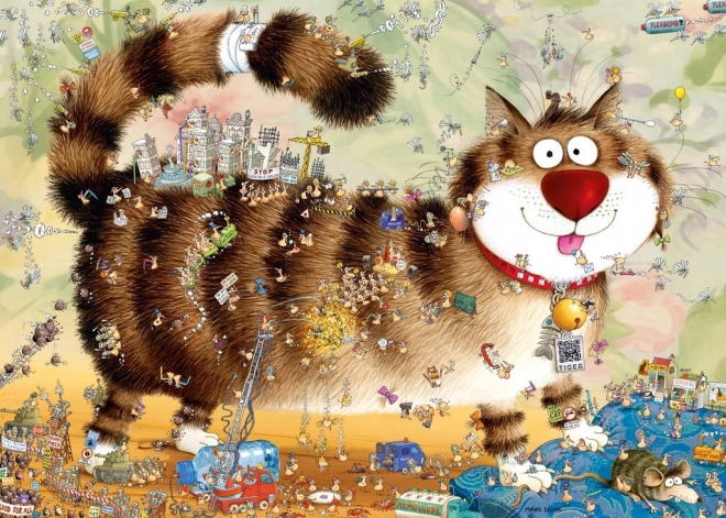 Puzzle Na mački 1000 dijelova HEYE