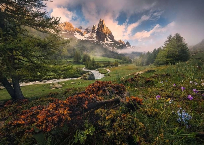 Puzzle Clarée dolina, Alpe 1000 dijelova