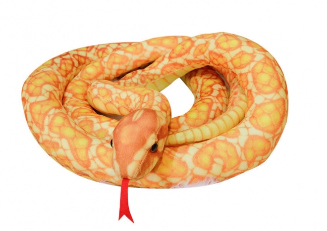 Zlatni plišani zmija Maskota 200 cm