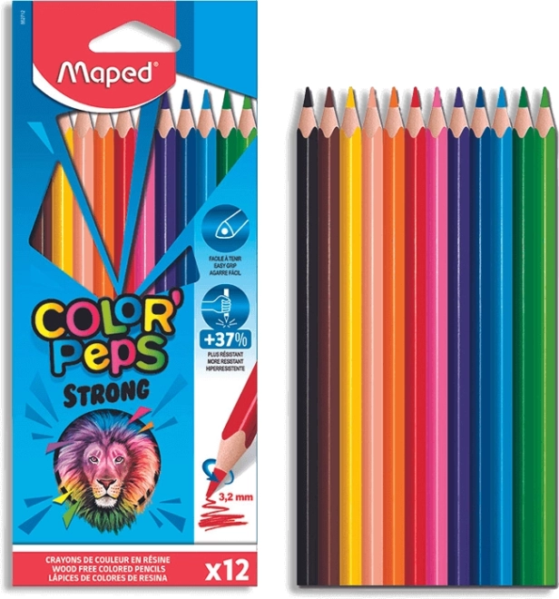 Pastelne bojice Maped Color'Peps Strong - set od 12 komada