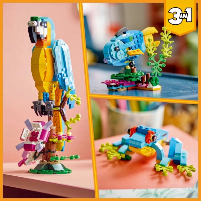 LEGO Creator 3u1 31136 Egzotična papiga