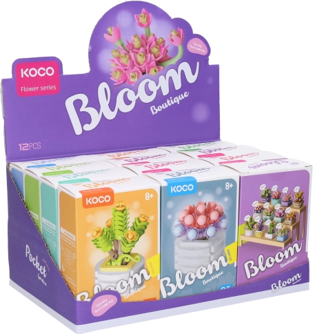 12 različitih cvjetnih stilova u jednom display boxu