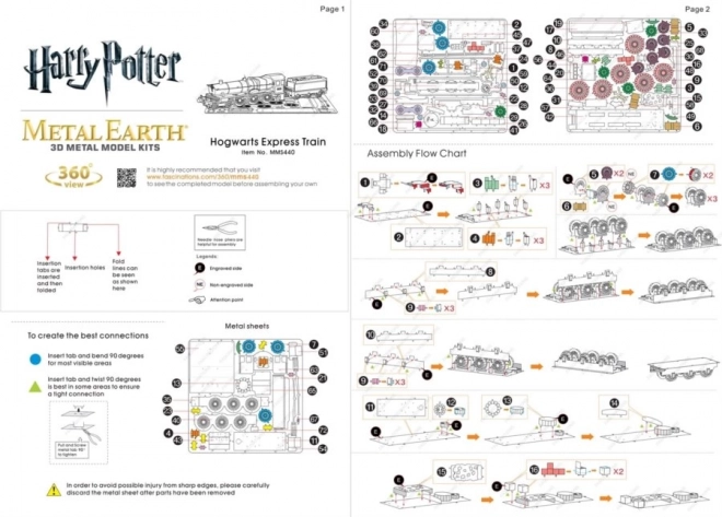 Metal Earth 3D puzzle Harry Potter: Hogwarts Express