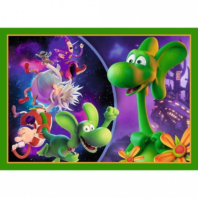 Puzzle 4u1 Svijet Zmaja Diplodoka