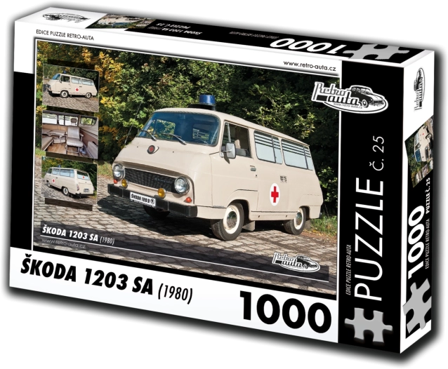 Puzzle Retro-Auta Škoda 1203 SA 1000 dijelova