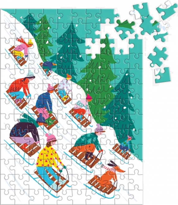 Mini Puzzle Sanjkanje - 100 dijelova